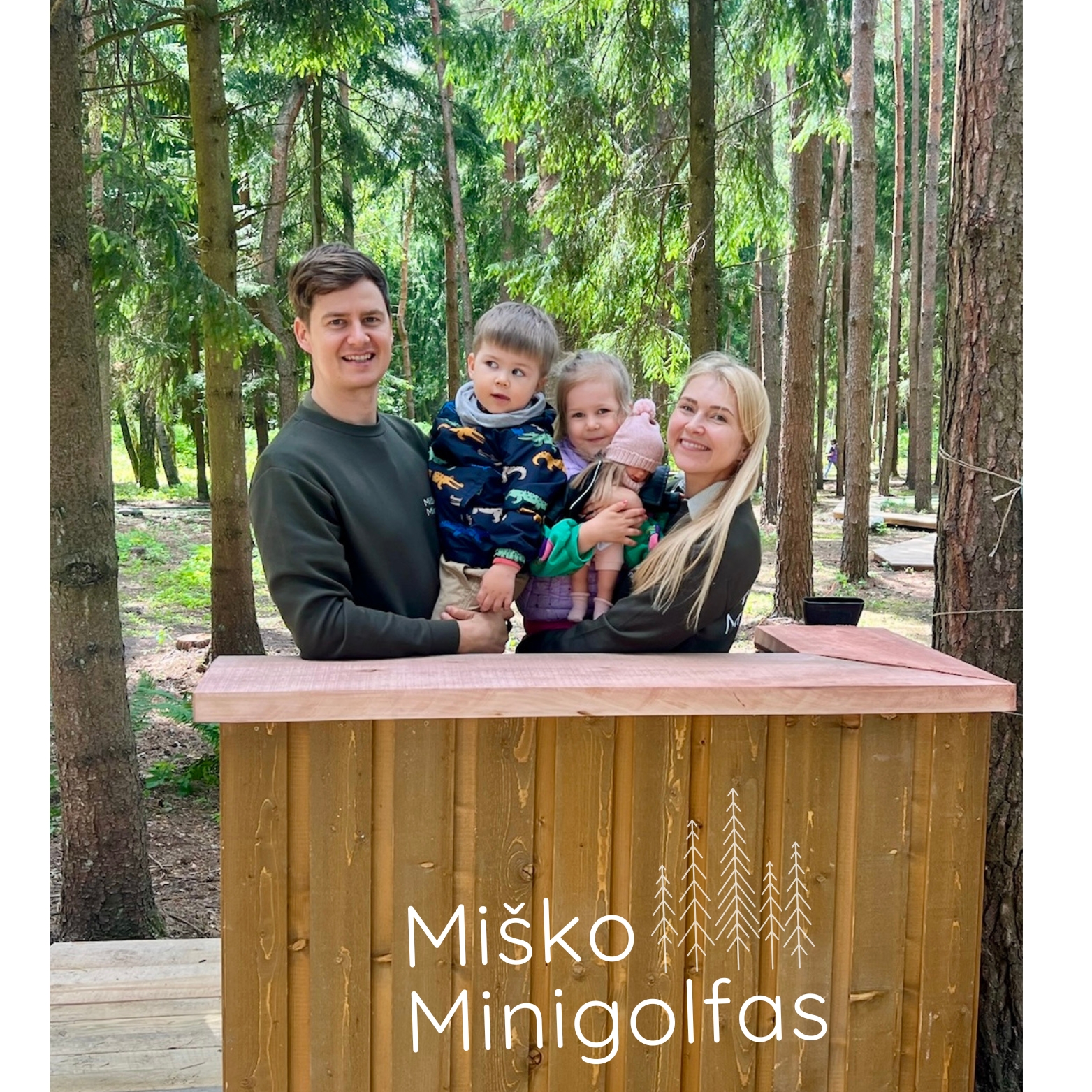 Miško minigolf įkūrėjai